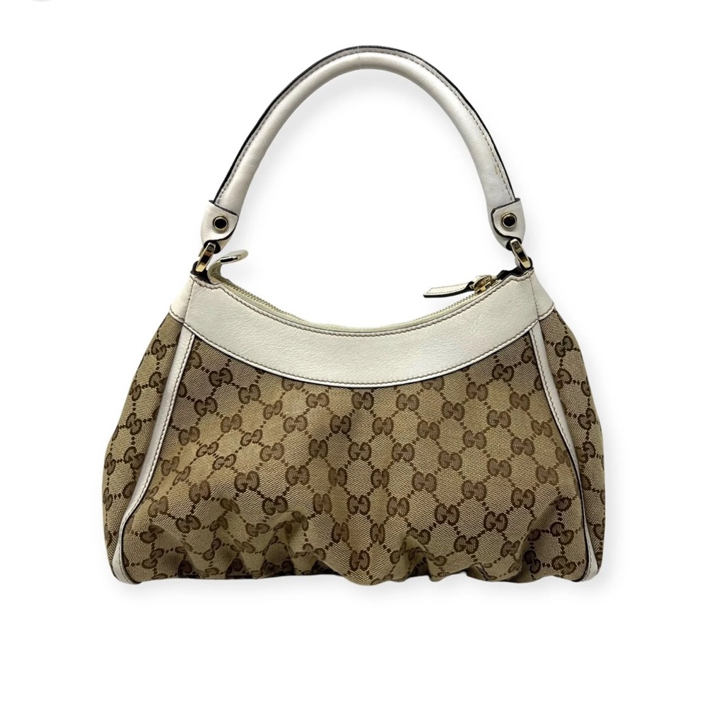 ❤️❤️ Sold❤️❤️ Gucci Abbey GG logo monogram canvas bag - Picture 2 of 7